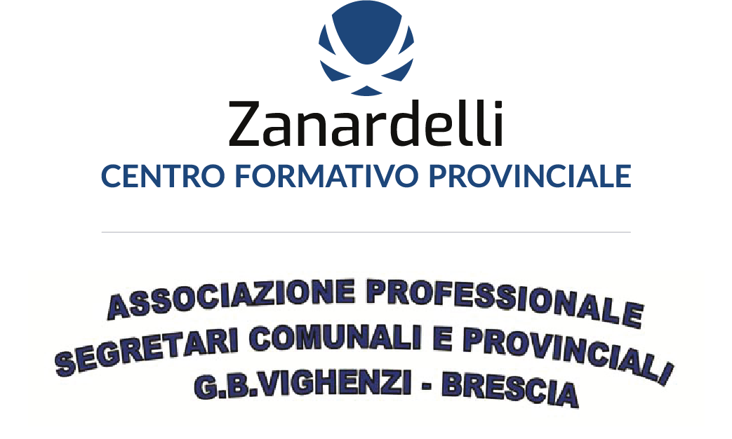 Zanardelli CFP e associazione professionale segretari comunali e provinciale G. B. Vighenzi Brescia