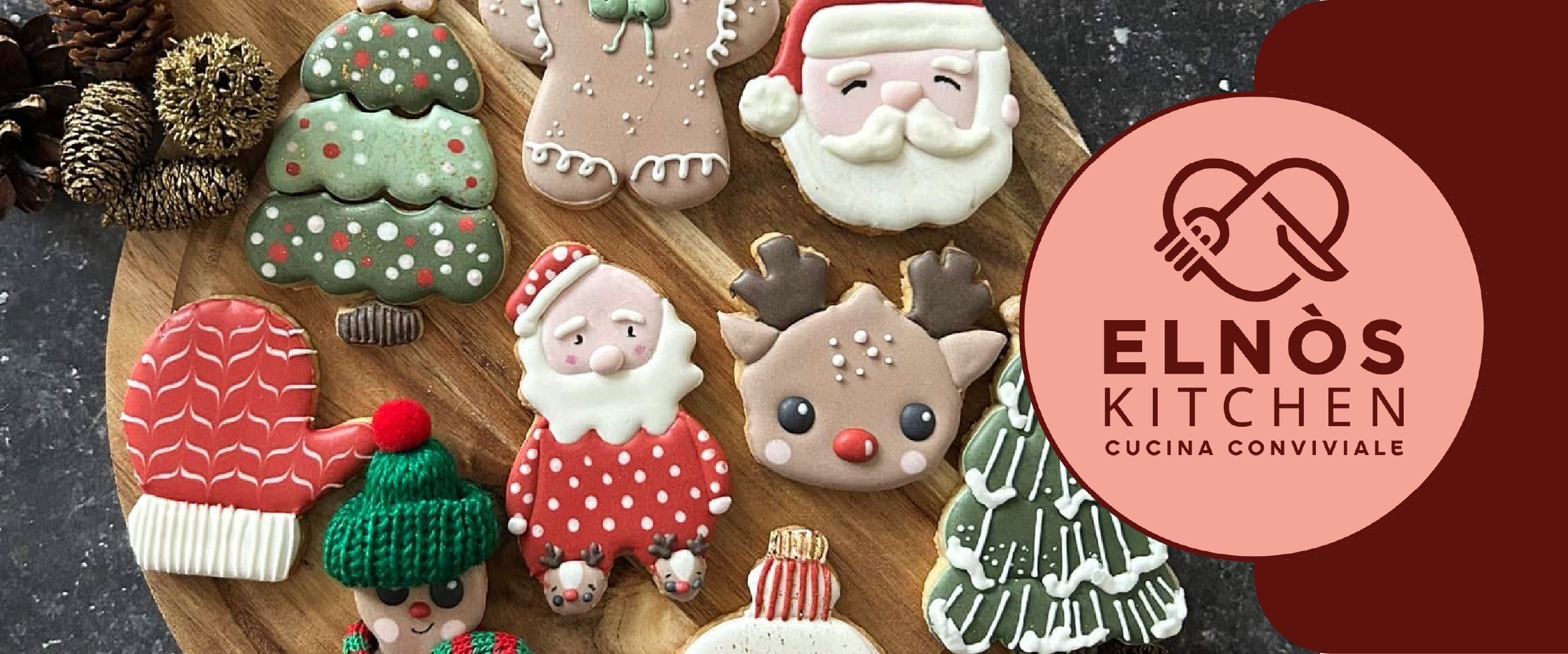 La Magia della Ghiaccia Reale: Biscotti di Natale Perfetti - presso Elnòs Kitchen